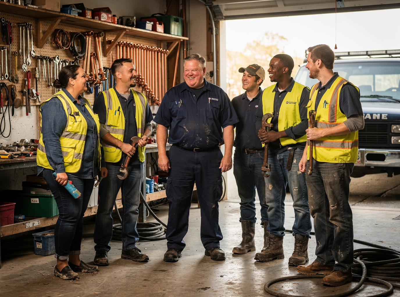The Warrenton Plumbing team at work in Warrenton